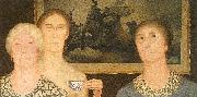 Grant Wood Daughters of the Revolution oil painting artist